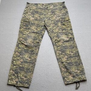 BDU Military Pants Men's XL Green Digital Camo Hunting Combat Trousers Outdoor